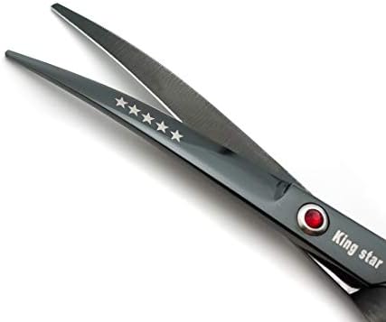 7.0in Titanium Professional dog Grooming Scissors set, Straight & Thinning & - Image 7