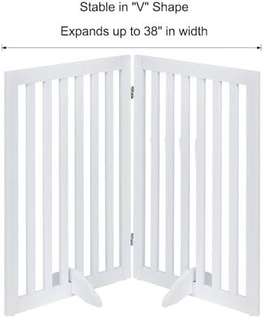 unipaws 36”H Free Standing Pet Gate - Image 6