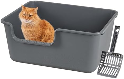 Set of 4 Large Plastic Cat Litter Pan - Image 7