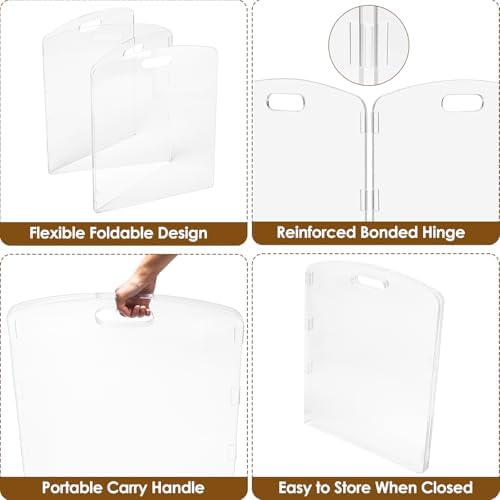 Modern Frame Clear Acrylic Freestanding Pet Gate - Image 6