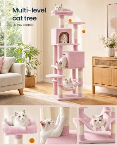 SONGMICS HOME Cat Tree for Indoor Cats - Image 7