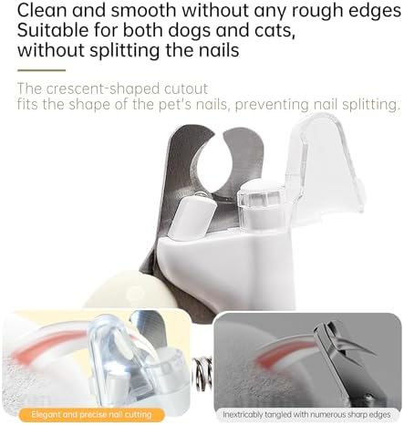 Cat Dog Pet Nail Clippers with Light – LED Safety Nail Clipper - Image 7