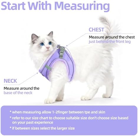 Solmoony Sparkly XXS Dog Harness and Leash Set, Step in Soft Light Puppy Vest - Image 7