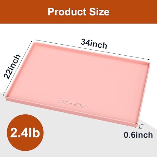 34" x 22" Extra Thick Silicone Mat Waterproof - Image 7