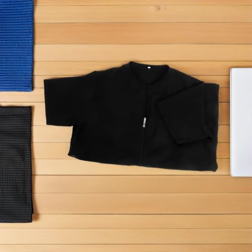 PET Grooming Salon Jacket Waterproof Short Sleeve Zipper Apron - Image 7