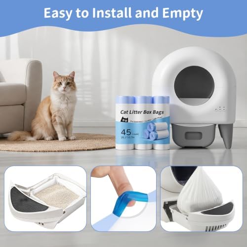 45 Count Tear-Free Waste Drawer Liners Bags Compatible - Image 7