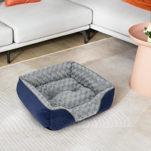 INVENHO Small Dog Bed Rectangle Washable Orthopedic Soft Calming Sleeping - Image 7