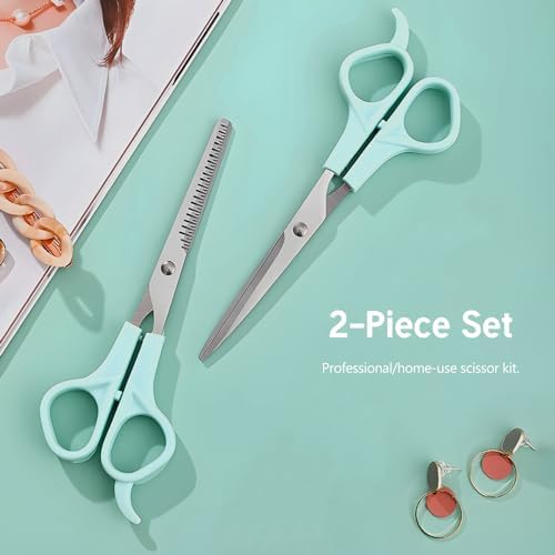 Hair Cutting Scissors and Thinning Shears, 2 Pack 6 inch Professional Stainless - Image 7