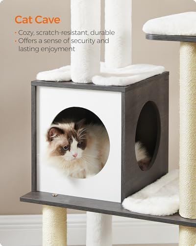 Feandrea Cat Tree, 65-Inch Multi-Level Tower - Image 7
