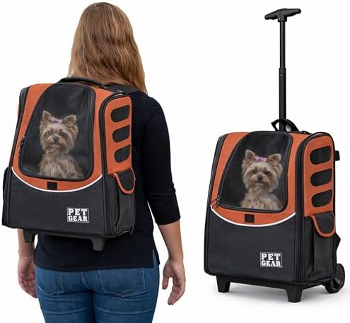 Pet Gear I-GO2 Roller Backpack, Medium Escort by PetGear