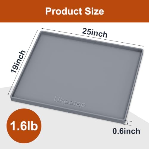 19" x 25" Extra Thick Silicone Mat Waterproof - Image 7