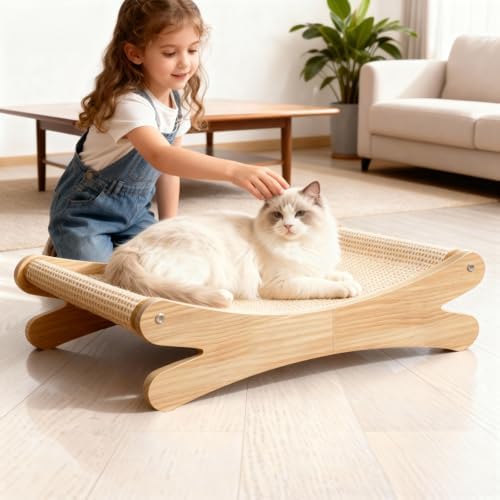 Natural Sisal Cat Scratcher Bed - Image 7