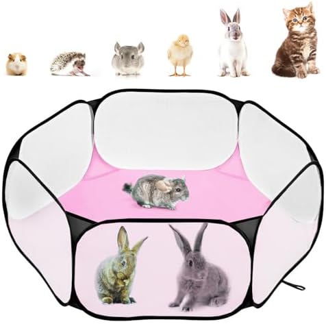 Pawaboo Small Animals Playpen, Waterproof Small Pet Cage Tent - Image 2