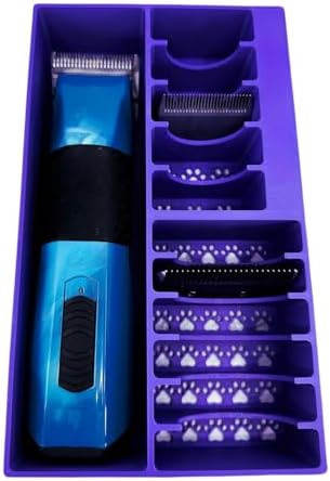 Pet Clipper Blade Holder with Dustproof Lid, Organizer - Image 3