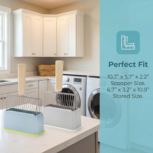 Hiceeden 2 Pack Fast Sifting Cat Litter Scoop - Image 7