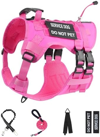 No Pull Tactical Dog Harness Small Sized Dog, Service Dog Vest - Image 7