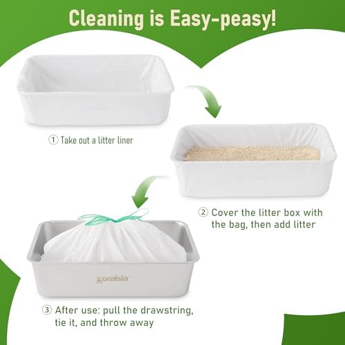 ZOMISIA Cat Litter Box Liners Large - Image 7