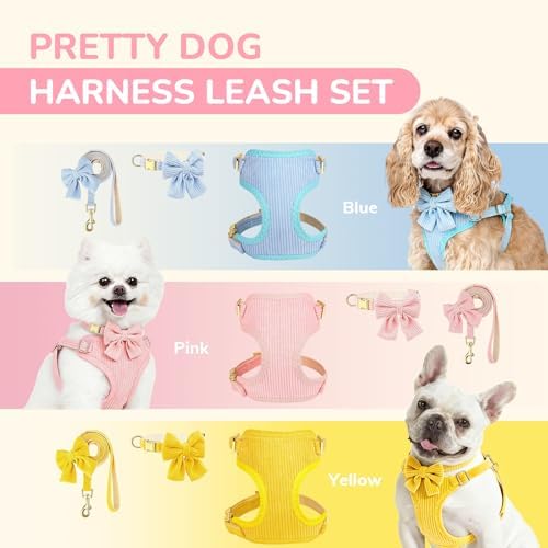 Small Dog Collar Harness and Leash Set, Dog Harness no Pull - Image 7