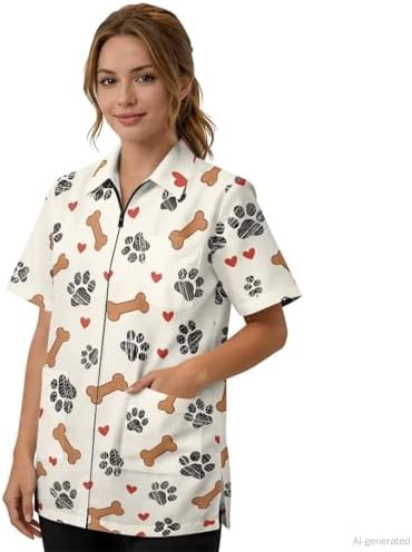 Men’s Pet Barber Jacket, Professional Design Water & Hair Proof - Image 7