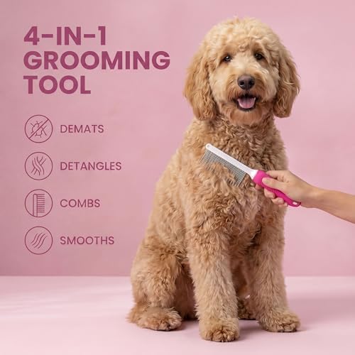 Poodle Pet Detangling Pet Comb - Image 7