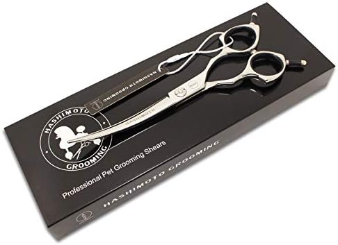 HASHIMOTO Curved Dog Grooming Scissors, 6.5 inch, Designed - Image 6