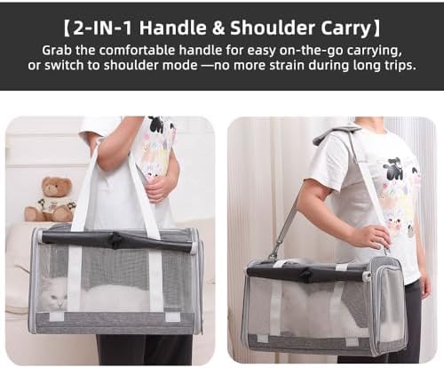 Cat Carrier Soft Sided Dog Carrier - Image 7