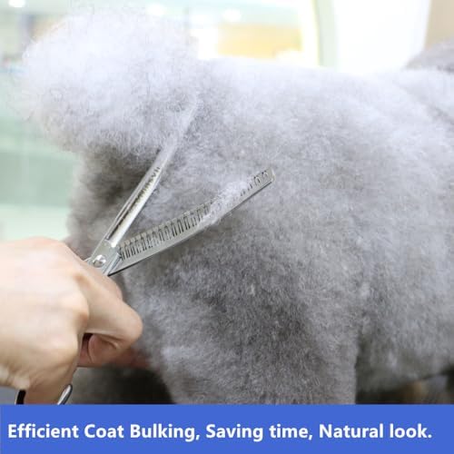 HASHIMOTO Curved Eraser Dog Grooming Scissors, 23 Teeth, 7.0 inch. - Image 5