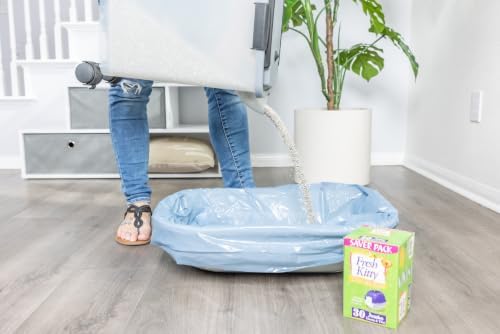 30 Count Fresh Kitty Litter Box Liners Super Thick, Easy Clean Up Jumbo Scented - Image 6