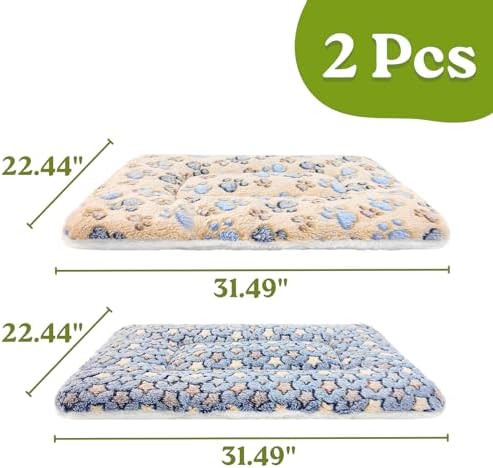 2 Pack Cat Blankets for Indoor Cats, Ultra Soft Reversible Mat, Fluffy Flannel - Image 6