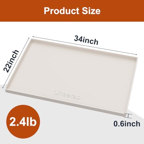 34" x 22" Extra Thick Silicone Mat Waterproof - Image 7