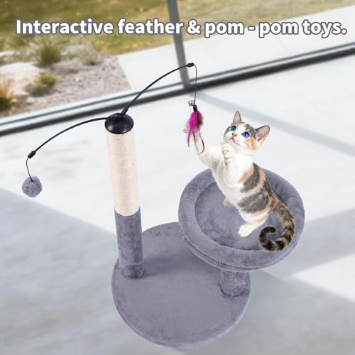 AIWIKIDE 24" Scratching Post, Interactive Cat Scratcher - Image 7