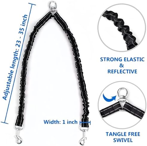 Small Breed Dual Retractable Dog Leash One-Button Break and Lock, Non-Slip Grip - Image 6