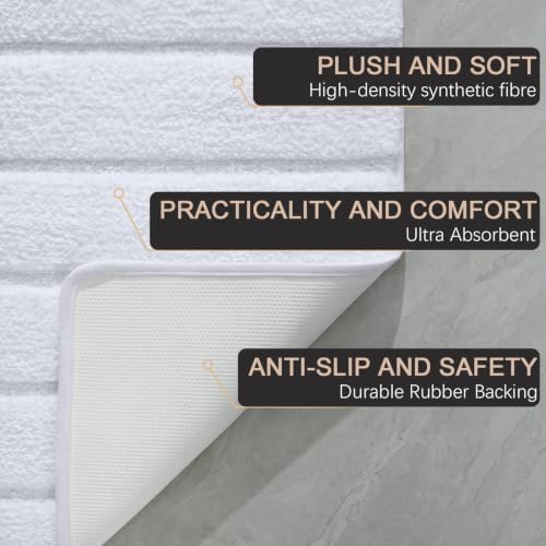 AROGAN Extra Long Bathroom Runner Rugs 24x80 Inch Bath Rug Non Slip - Image 7