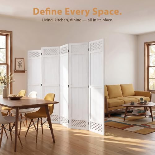 Wood Room Divider Privacy Screen - Image 7