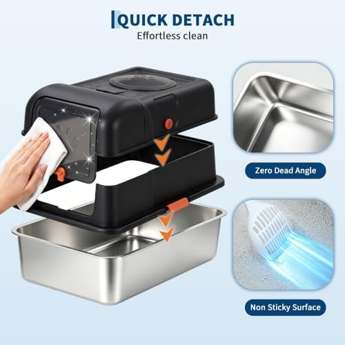 Fully Enclosed Dog Proof Litter Box - Image 7
