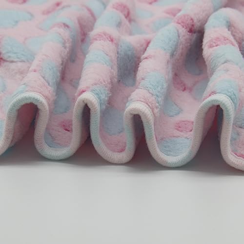 1 Pack 3 Puppy Blankets Super Soft Warm Sleep Mat Love Print Blanket Fluffy - Image 7