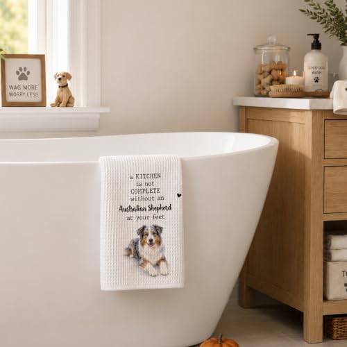 Australian Shepherd Kitchen Towel, Funny Dog Lover Gift - Image 7