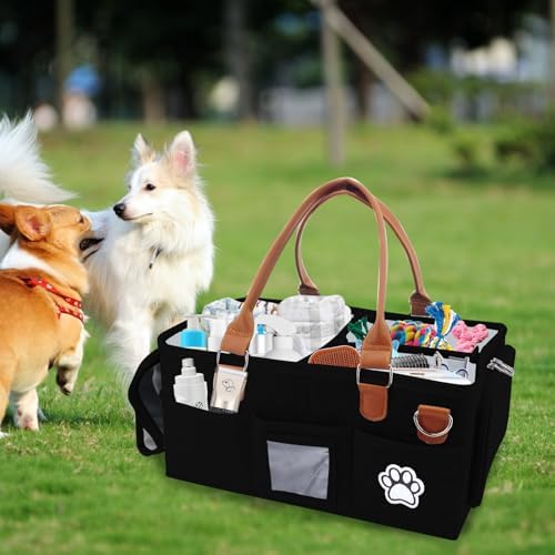 Felt Dog Grooming Bag, Portable Tote Bag - Image 7