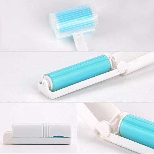 NUOBUT Reusable Sticky Lint Roller 5 Pack, 2 Large & 3 Mini - Image 6
