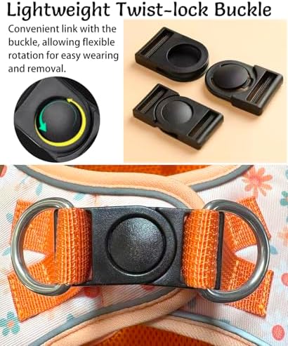 Mihqy Step in Dog Harness and Leash Set, Breathable Mesh - Image 7