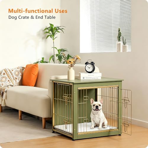 27" Dog Crate Furniture, Dog Kennel Indoor, - Image 7