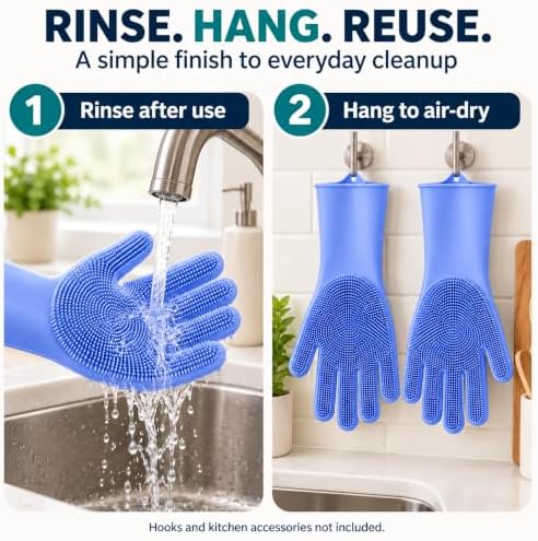 Silicone Dishwashing Gloves - Image 6