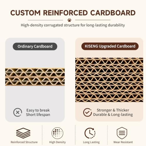 5-Pack Reversible Cat Scratcher, Cat Scratch Pad - Image 7