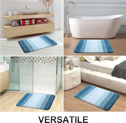 OLANLY Bathroom Runner Rug 59x20, Extra Soft Absorbent Microfiber Bath Rugs - Image 6