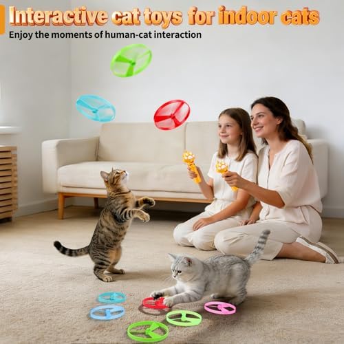 BABORUI Cat Toy Disc, Flying Enrichment Toys - Image 6