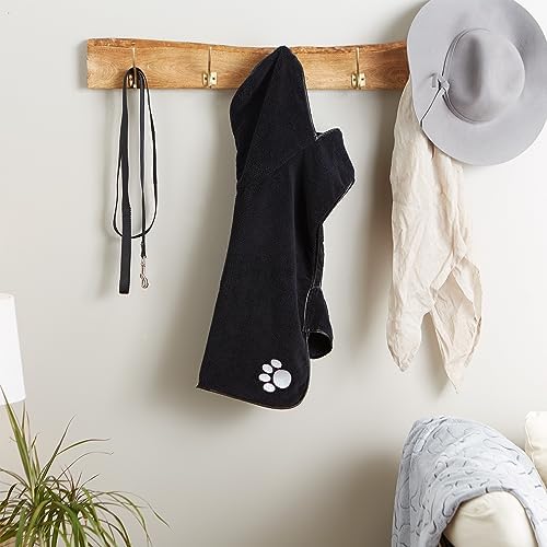 Bone Dry Pet Robe Collection Embroidered Absorbent Microfiber Bath Robe - Image 6