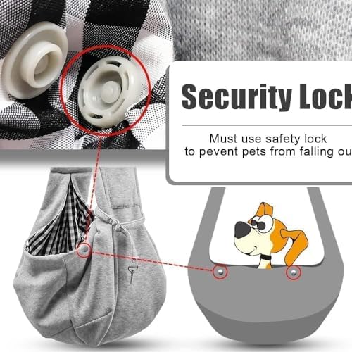 Tomkas Dog Cat Carrier Sling Classic Pocket & Classic Strap - Image 7