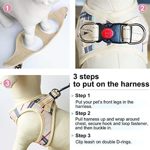Dog Harness Step-in Breathable Puppy Cat Vest - Image 6