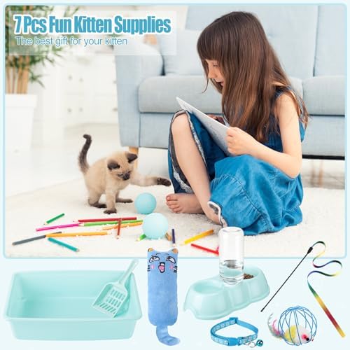 Tioncy 7 Pcs Kitten Litter Box Starter Kit - Image 7