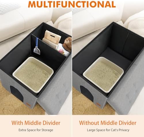 Zerbuger Cat Litter Box Enclosure Furniture - Image 7
